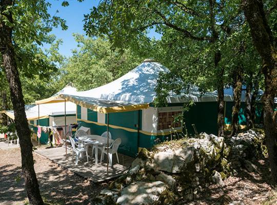 Hotel Camping Les Reflets Du Quercy Crayssac Exterior foto